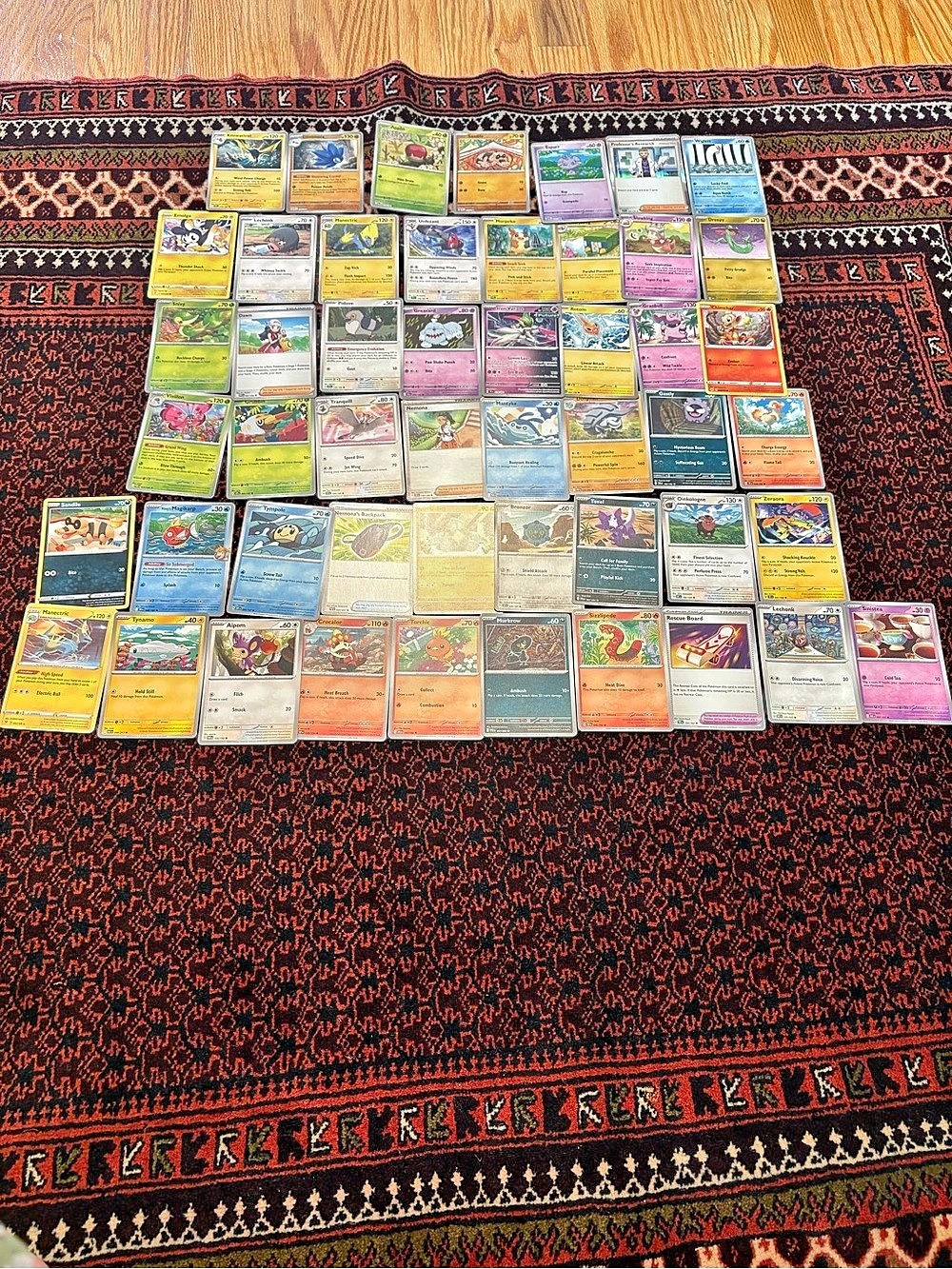 Pokemon TCG Bulk Lot of Assorted Cards Multicolor